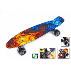 Penny Board Fish Fire and Ice.