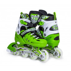 Раздвижные ролики Scale Sports LF 905, размер 29-33, Зеленые