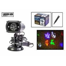 Новогодний лазерный проектор 4 цвета  X-Laser XX-MIX-1005