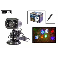Новогодний лазерный проектор 4 цвета  X-Laser+LED XX-MIX-1012