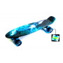 Penny Board "Galaxy" Светящиеся колеса.