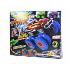 Монстер-Траки Trix Trux LED  YG14 светящийся трек и 2 машинки