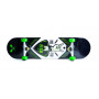 СкейтБорд деревянный от Fish Skateboard Rock Star  с рисунком, с усиленной подвеской