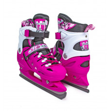 Коньки раздвижные детские Scale Sports, размер 37-41.5, Розовые
