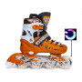 Ролики Scale Sports Оранжевые LF 905, размер 38-41, светящиеся колеса
