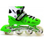 Раздвижные ролики Scale Sports LF 905, размер 34-37, Зеленые
