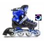 Ролики Scale Sports Синие LF 905, размер 38-42, светящиеся колеса
