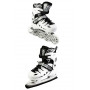 Раздвижные детские ролики-коньки Scale Sports (2в1), размер 37-41.5, Белые