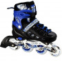 Раздвижные детские ролики-коньки Scale Sports (2в1), размер 34-37, Сине-Черные