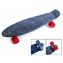 Пенни борд Penny Board Черный, Матовые колеса