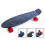 Пенни борд Penny Board Черный, Матовые колеса