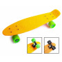 Пенни борд Penny Board Оранжевый, Матовые колеса