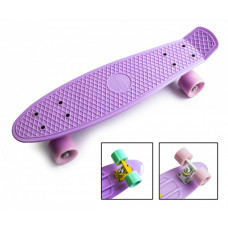 Penny Board "Pastel Series" Лиловый цвет. Матовые колеса.