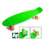Пенни борд Penny Board Green, Светящиеся колеса