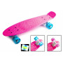 Пенни борд Penny Board Pink, Светящиеся колеса