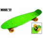 Penny Board Nickel 27".Green. Матовые колеса