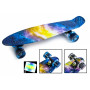 Penny Board "Universe" Светящиеся колеса.