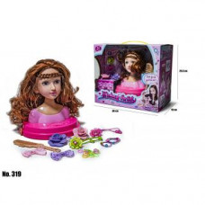 Голова-манекен куклы для причесок с аксессуарами SD Toys РЫЖАЯ