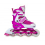 Ролики Caroman Sport Pink, размер 36-39, светящиеся колеса