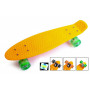 Скейт Penny Board Yellow Светящиеся колеса