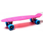 Пенни борд Penny Board Малиновый, Матовые колеса