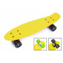 Пенни борд Penny Board Желтый, Матовые колеса