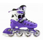 Раздвижные детские ролики-коньки Scale Sports (2в1), размер 29-33, Фиолетовые