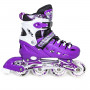 Раздвижные детские ролики-коньки Scale Sports (2в1), размер 34-37, Фиолетовые
