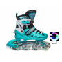 Раздвижные ролики Scale Sports LF 905, размер 34-37, Бирюзовые
