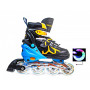 Ролики Scale Sports LF 601A черно-оранжевые, размер 38-41