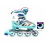 Ролики Scale Sports LF 907M бирюзовые, размер 38-41