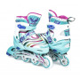 Ролики Scale Sports LF 907M бирюзовые, размер 38-41