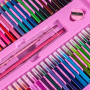 Набор для рисования и творчества в чемоданчике с мольбертом Super Mega Art Set 208 предметов Розовый