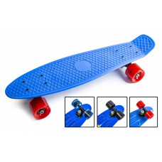 Пенни борд Penny Board Синий, Матовые колеса