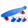 Пенни борд Penny Board Синий, Матовые колеса