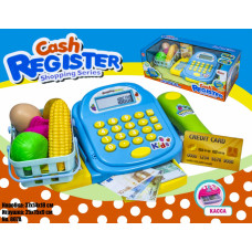 Игрушечный кассовый аппарат 807A голубой