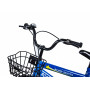 Детский двухколесный велосипед 18" "Scale Sports" T20 с ручным и дисковым тормозом, Синий