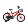 Детский двухколесный велосипед 18" "Scale Sports" T20 с ручным и дисковым тормозом, Красный