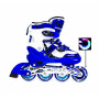 Раздвижные ролики Scale Sports LF 967 Синие, размер 29-33, светящиеся колеса