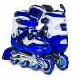 Раздвижные ролики Scale Sports LF 967 Синие, размер 29-33, светящиеся колеса