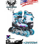 Ролики Scale Sports LF 967 Бирюзовые, размер 29-33