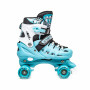 Раздвижные ролики квады Scale Sports бирюзовые, размер 29-33