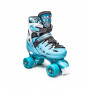 Раздвижные ролики квады Scale Sports бирюзовые, размер 29-33