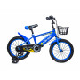 Детский двухколесный велосипед 16" "Scale Sports" T13 с ручным и дисковым тормозом, Синий