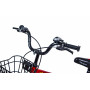 Детский двухколесный велосипед 16" "Scale Sports" T13 с ручным и дисковым тормозом, Красный