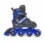 Ролики Caroman Sport синие, размер 27-31, светящиеся колеса