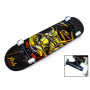 Скейтборд деревянный Fish Skateboard Рыцарь  с рисунком, с усиленной подвеской