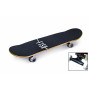 Скейтборд деревянный Fish Skateboard Green Peafowl  с рисунком, с усиленной подвеской