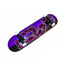 СкейтБорд деревянный Fish Skateboard Snake Skin с рисунком