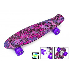 Penny Board "Розовый Лес" Светящиеся колеса